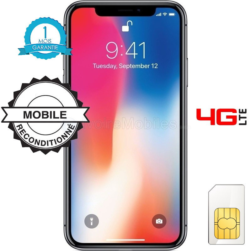 iPhone X 64 Go - Prix en FCFA Côte d'Ivoire Abidjan Livraison aujourd'hui  Fiche technique Avis Tél: 07007009-IvoireMobiles