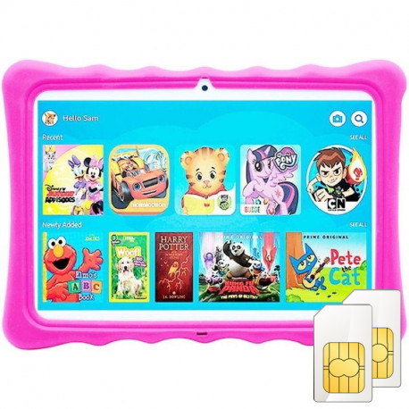 Tablette Bébé-Tab B68 pour Enfants, 7 pouces, Double SIM, 32 Go