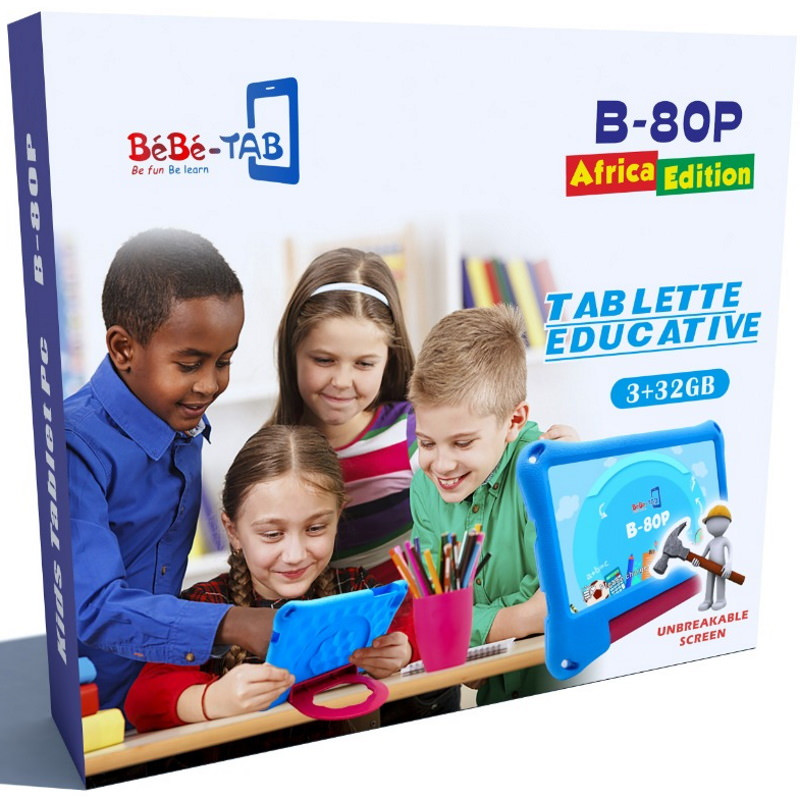 Tablette Bébé-Tab B68 pour Enfants, 7 pouces, Double SIM, 32 Go