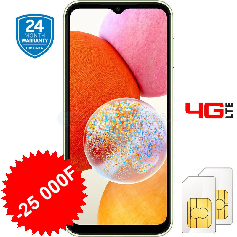 Samsung Galaxy A14 128 Go - Prix en FCFA Côte d'Ivoire Abidjan Livraison  aujourd'hui Fiche technique Avis - IvoireMobiles